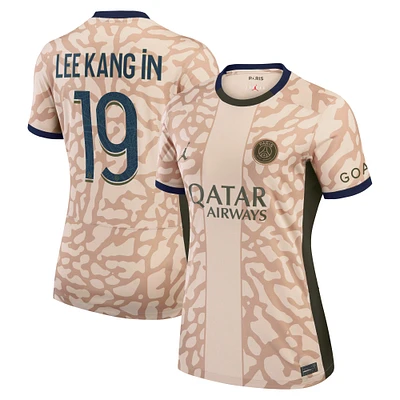 Women's Jordan Brand Lee Kang Tan Paris Saint-Germain 2023/24 Fourth Stadium Replica Player Jersey