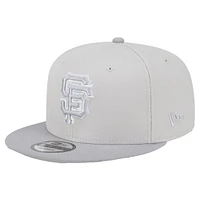 Men's New Era Khaki/ San Francisco Giants Color Pack Two-Tone 9FIFTY Snapback Hat