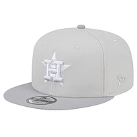 Men's New Era Khaki/ Houston Astros Color Pack Two-Tone 9FIFTY Snapback Hat