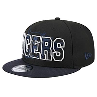 Men's New Era Black Detroit Tigers Splatter 9FIFTY Snapback Hat