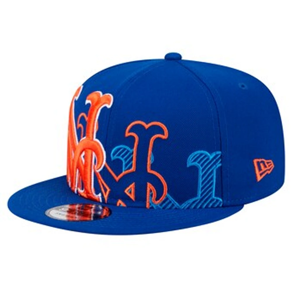 Men's New Era Royal New York Mets Team Shadow 9FIFTY Snapback Hat