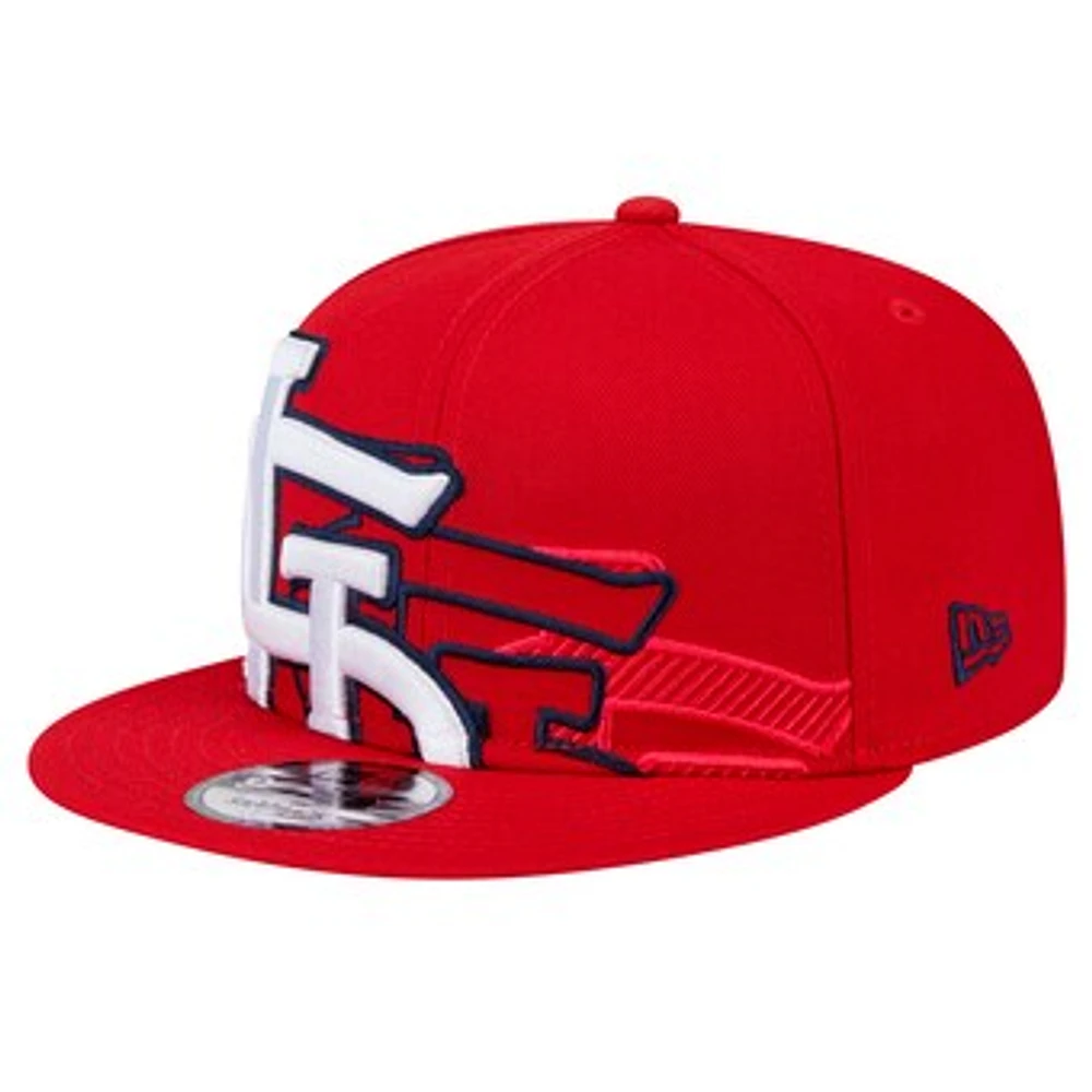 Men's New Era Red St. Louis Cardinals Team Shadow 9FIFTY Snapback Hat