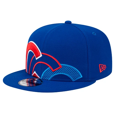 Men's New Era Royal Chicago Cubs Team Shadow 9FIFTY Snapback Hat