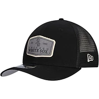 Men's New Era Black Chicago White Sox Labeled 9SEVENTY Stretch-Snap Adjustable Hat