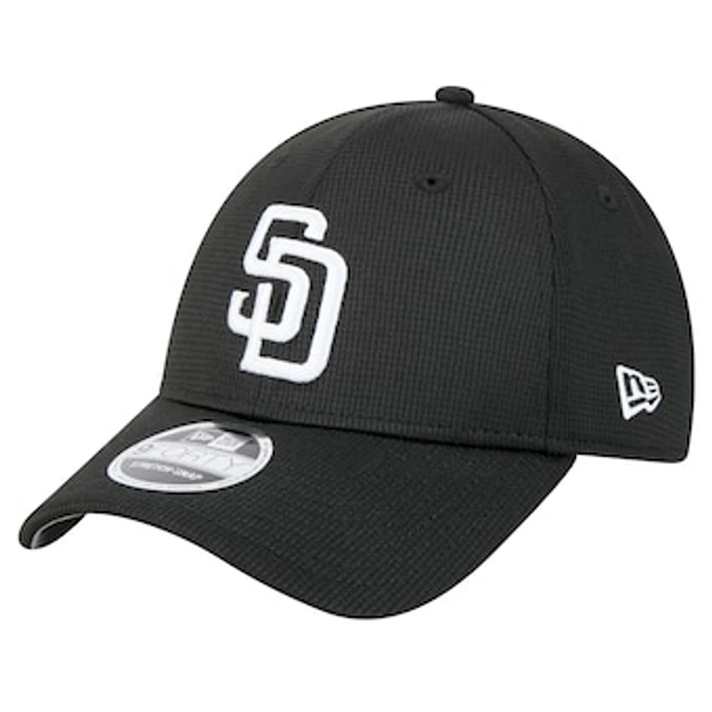 Men's New Era Black San Diego Padres Pivot 9FORTY Adjustable Hat