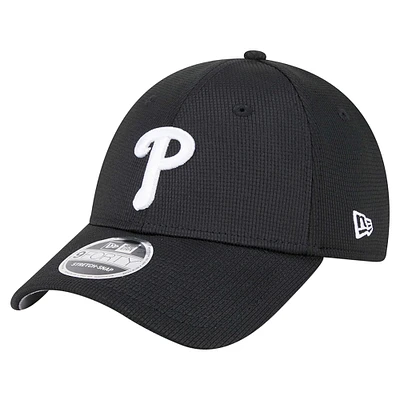 Men's New Era Black Philadelphia Phillies Pivot 9FORTY Adjustable Hat