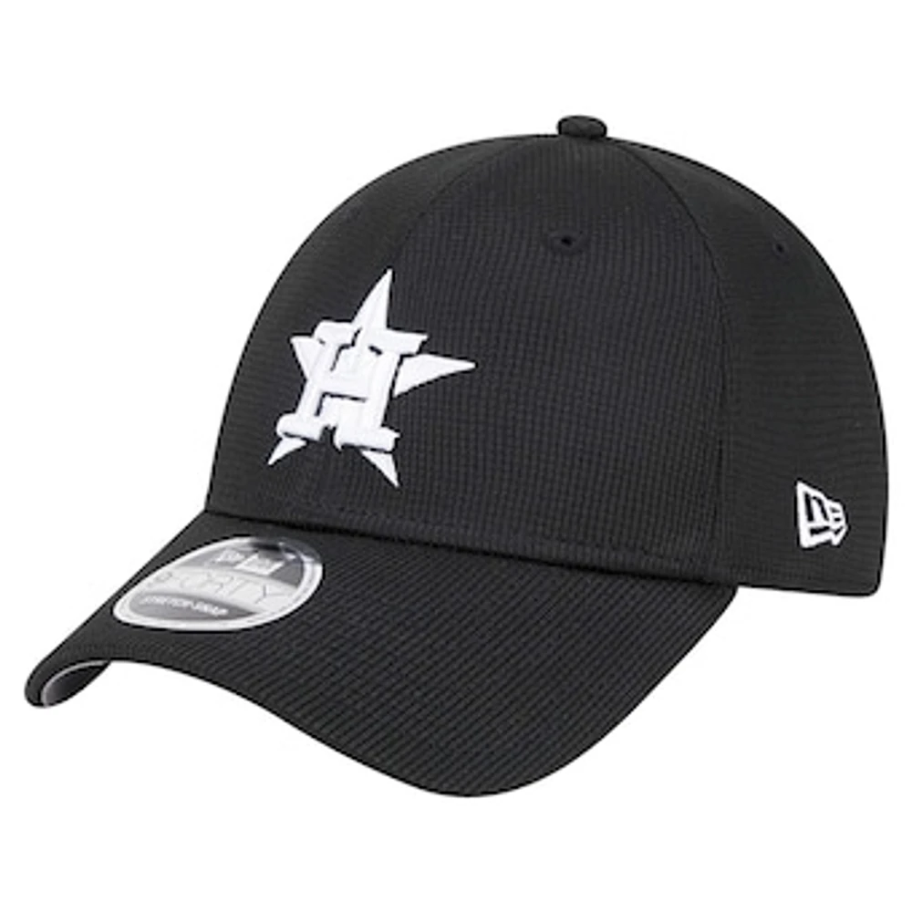 Men's New Era Black Houston Astros Pivot 9FORTY Adjustable Hat