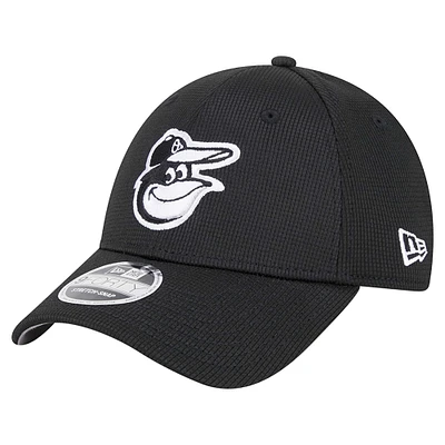 Men's New Era Black Baltimore Orioles Pivot 9FORTY Adjustable Hat