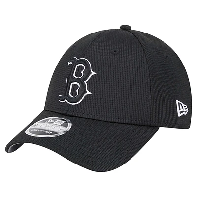 Men's New Era Black Boston Red Sox Pivot 9FORTY Adjustable Hat