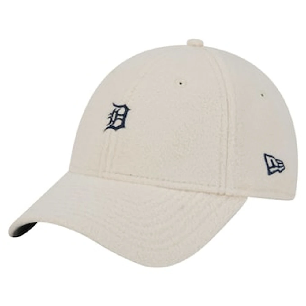 Women's New Era White Detroit Tigers Chrome Cozy 9FORTY Adjustable Hat