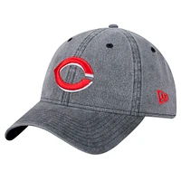 Men's New Era Black Cincinnati Reds Rugged Team 9TWENTY Adjustable Hat