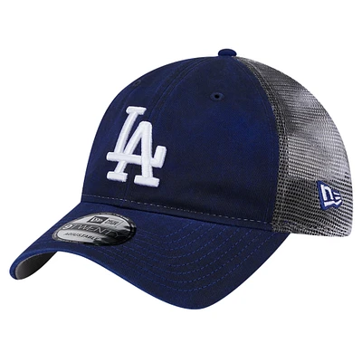 Men's New Era Royal Los Angeles Dodgers Team Slick Trucker 9TWENTY Adjustable Hat