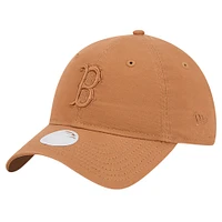 Women's New Era Brown Boston Red Sox Color Pack 9TWENTY Adjustable Hat