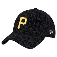 Women's New Era Black Pittsburgh Pirates Flair 9TWENTY Adjustable Hat