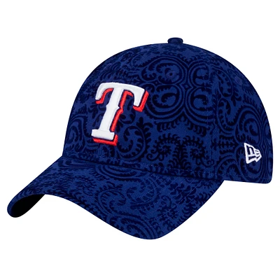 Women's New Era Royal Texas Rangers Flair 9TWENTY Adjustable Hat