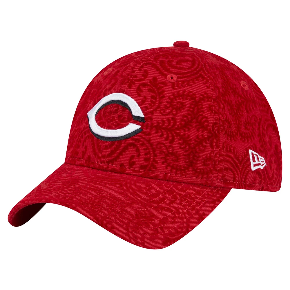 Women's New Era Red Cincinnati Reds Flair 9TWENTY Adjustable Hat