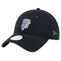 Women's New Era Black San Francisco Giants Glitz 9TWENTY Adjustable Hat