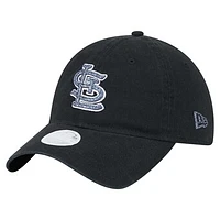 Women's New Era Black St. Louis Cardinals Glitz 9TWENTY Adjustable Hat