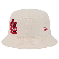 Women's New Era White St. Louis Cardinals Cozy Bucket Hat