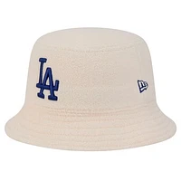 Women's New Era White Los Angeles Dodgers Chrome Cozy Bucket Hat