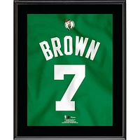 Jaylen Brown Boston Celtics 10.5" x 13" Jersey Number Sublimated Player Plaque