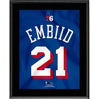 Joel Embiid Philadelphia 76ers 10.5" x 13" Jersey Number Sublimated Player Plaque