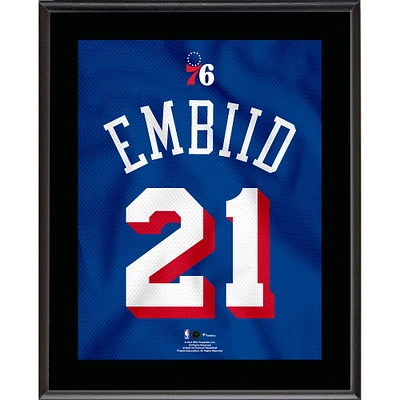 Joel Embiid Philadelphia 76ers 10.5" x 13" Jersey Number Sublimated Player Plaque