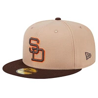 Men's New Era Khaki San Diego Padres 59FIFTY Fitted Hat