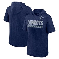 Men's Fanatics Navy Dallas Cowboys Big & Tall Hoodie T-Shirt