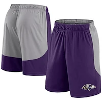 Men's Fanatics Purple Baltimore Ravens Big & Tall Team Logo Shorts