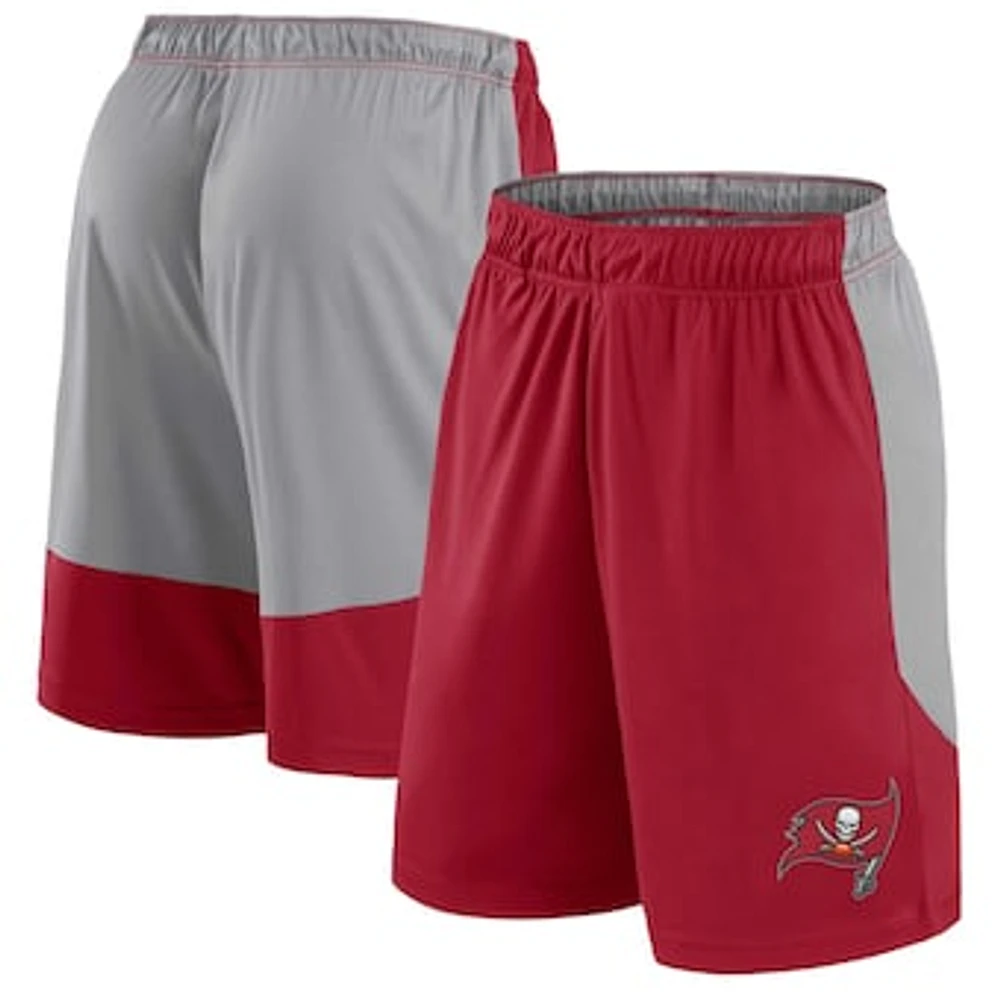 Men's Fanatics Red Tampa Bay Buccaneers Big & Tall Team Logo Shorts