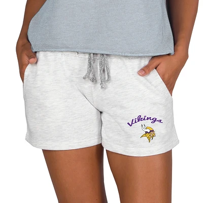 Women's Concepts Sport Oatmeal Minnesota Vikings  Mainstream Terry Lounge Shorts