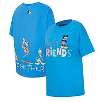 Women's Freeze Max  Blue Mickey & Friends Always Together Boyfriend T-Shirt