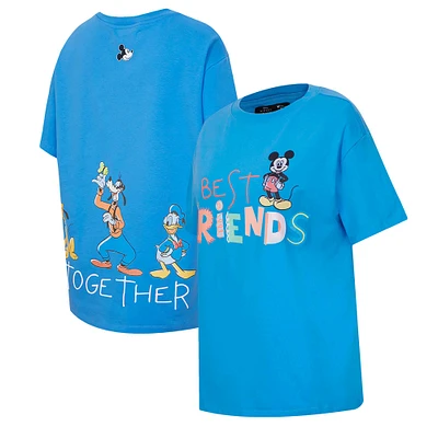 Women's Freeze Max  Blue Mickey & Friends Always Together Boyfriend T-Shirt