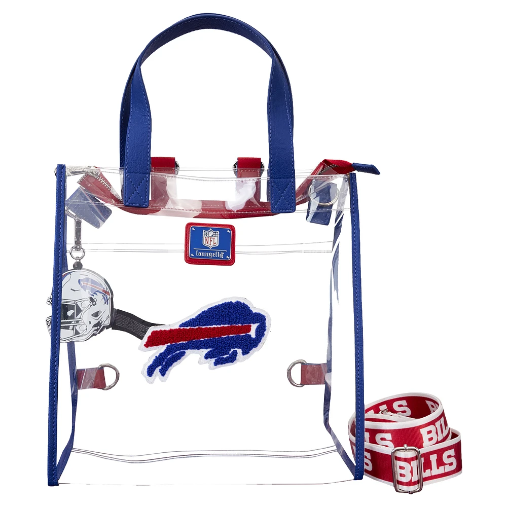 Loungefly Buffalo Bills Clear Convertible Backpack & Tote Bag