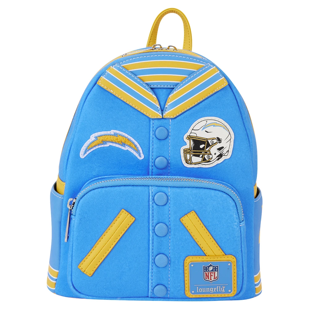 Loungefly Los Angeles Chargers Varsity Mini Backpack