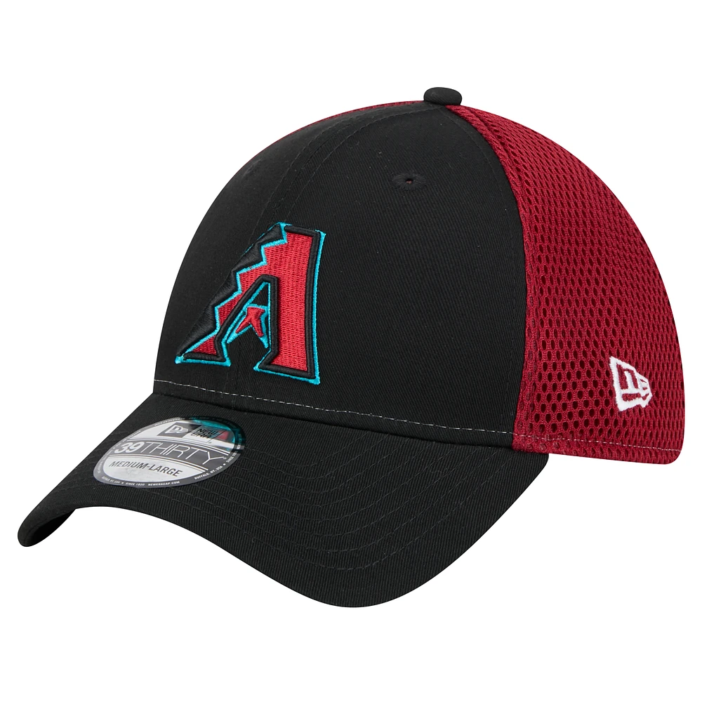 Men's New Era Black Arizona Diamondbacks Team Neo 39THIRTY Flex Hat