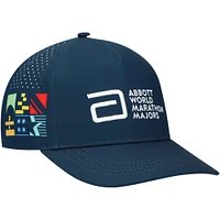 Unisex Navy World Marathon Majors Running Trucker Adjustable Hat