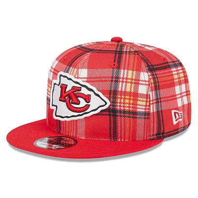 Men's New Era Red Kansas City Chiefs 2024 Sideline Statement 9FIFTY Snapback Hat