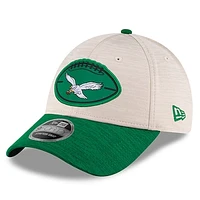 Men's New Era Black Philadelphia Eagles 2024 Sideline 9FORTY Adjustable Hat