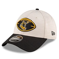 Men's New Era Black Pittsburgh Steelers 2024 Sideline 9FORTY Adjustable Hat