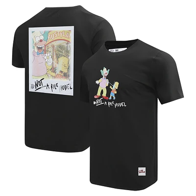 Men's Freeze Max  Black The Simpsons Krusty Not A Role Model T-Shirt