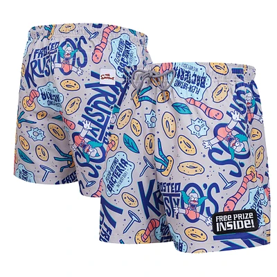 Men's Freeze Max Gray The Simpsons Krusty Cereal Shorts