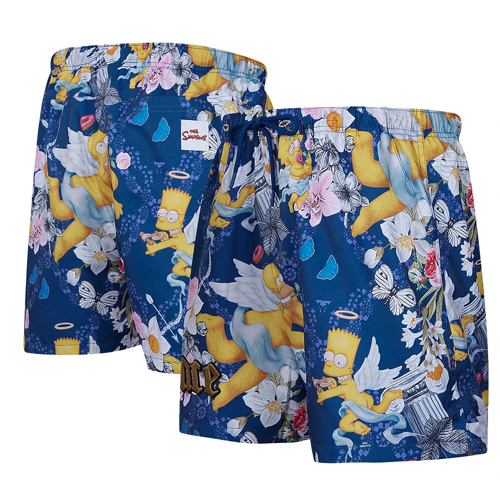 Men's Freeze Max Navy The Simpsons Peace Angels Woven Shorts