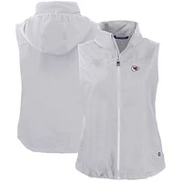 Women's Cutter & Buck Kansas City Chiefs Primary Mark Charter Eco Full-Zip Vest