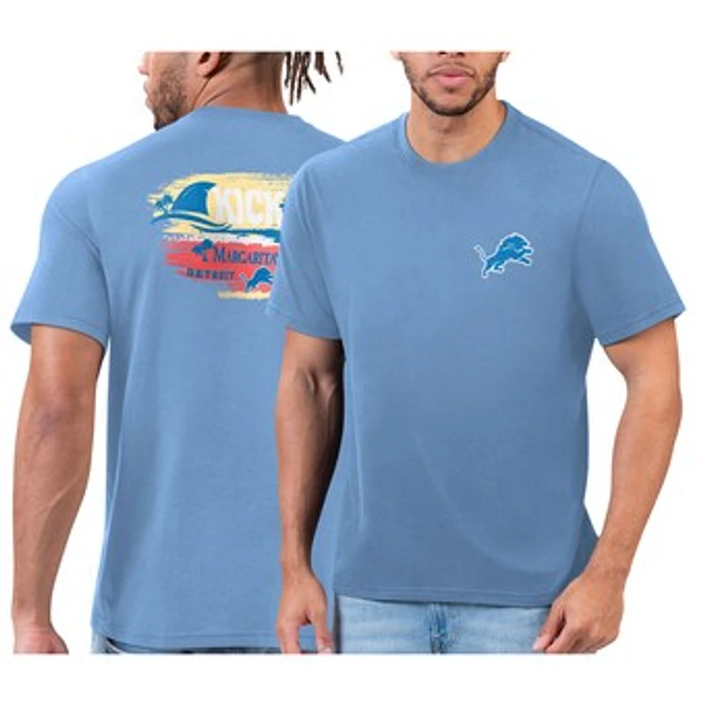 Men's Margaritaville Blue Detroit Lions T-Shirt