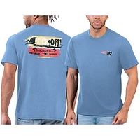 Men's Margaritaville Blue New England Patriots T-Shirt