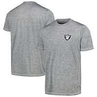 Men's MSX by Michael Strahan Gray Las Vegas Raiders Motion Space-Dye T-Shirt