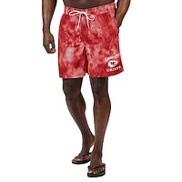 Men's G-III Sports by Carl Banks  Red Kansas City Chiefs Change Up Volley Swim Trunks