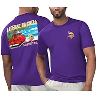 Men's Margaritaville Purple Minnesota Vikings Licensed to Chill T-Shirt